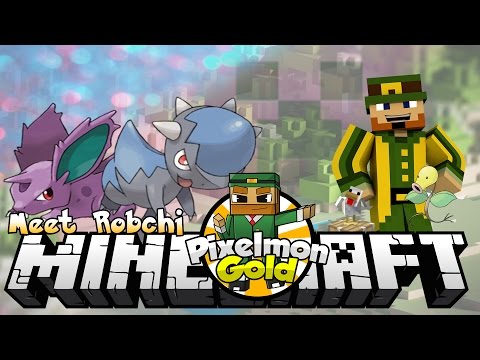 Minecraft Pixelmon Gold #09 'Meet Robchi'