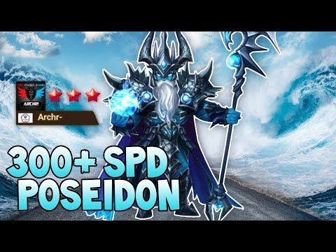 ARCHR NEW POSEIDON CLEAVE !!! +300SPD  - Summoners War