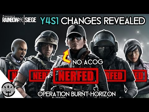 R6 Update: ASH LOSES ACOG! Big Capitao Buff & LOTS of Nerfs - Operation Burnt Horizon