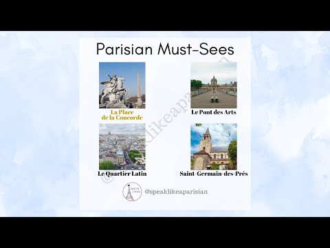 How to Pronounce Famous Parisian Landmarks in French, Part 5 🇫🇷