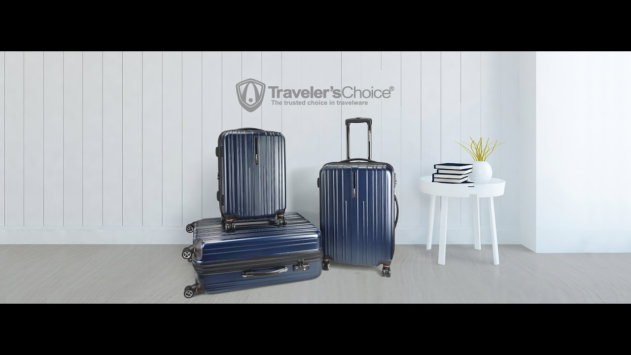 Tasmania Expandable Spinner Luggage // Set of 3 (Black) video thumbnail