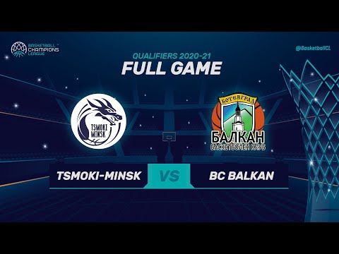 Tsmoki-Minsk v BC Balkan - Full Game - Qualification Round - Basketball Champions League 2020-21