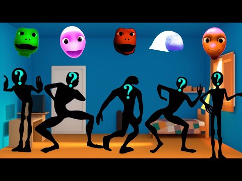 Anti-Patila Wrong Heads Patila and Dame tu Cosita - Anti-Patila Challenge Shadow Head Game Dance №8
