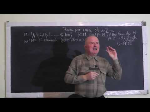 Lectia 1306 - Multimi Submultimile unei multimi Multimi disjuncte O problema de olimpiada - Clasa 5