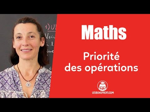 Propriétés des opérations