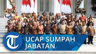 VIDEO: Kabinet Indonesia Maju Ucap Sumpah Jabatan