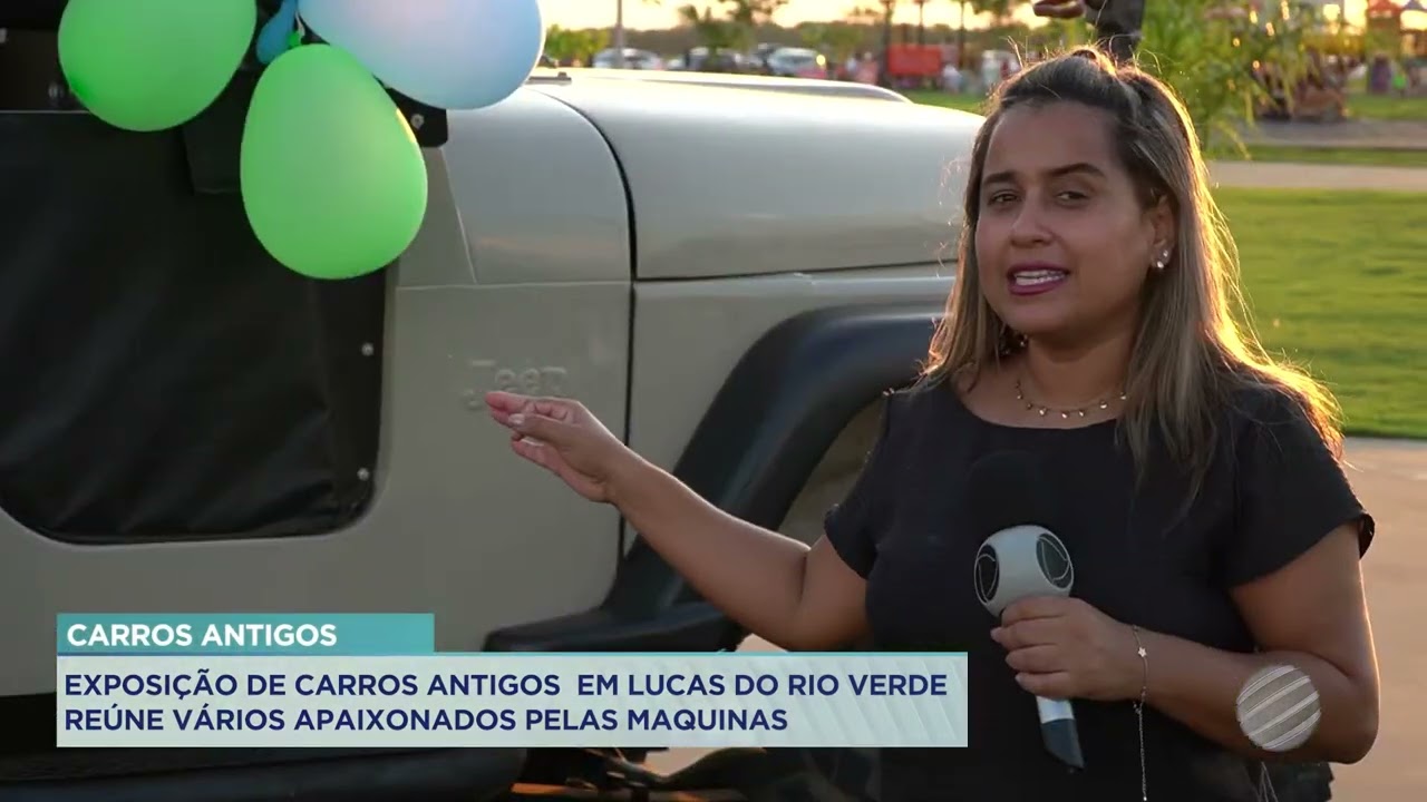 EXPOSIÇÃO DE CARROS ANTIGOS EM LUCAS DO RIO VERDE REÚNE VÁRIOS APAIXONADOS PELAS MAQUINAS
