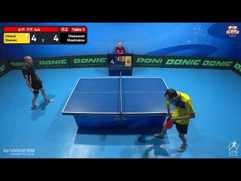 02:00 Oleksii Shelest 0 - 3 Oleksandr Mashtakov West 5 WIN CUP 27.10.2022 | TABLE TENNIS WINCUP