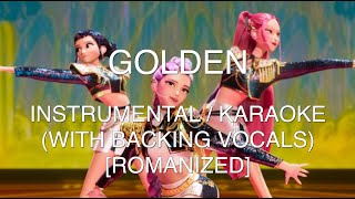 Download lagu [ROM] Golden - HUNTR/X (KPop Demon Hunters) - Instrumental Karaoke with Backing Vocals (LYRICS) mp3