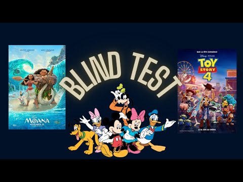 BLIND TEST DISNEY EN ANGLAIS