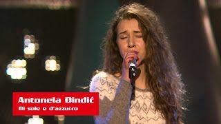 Antonela Đinđić: &quot;Di sole e d&#39;azzurro&quot; - The Voice of Croatia - Season1 - Blind Auditions4