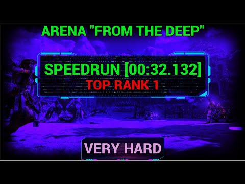 "FROM THE DEEP" ARENA SPEEDRUN 00:32.132 VERY HARD TOP RANK 1 NEW WORLD RECORD HFW PS5