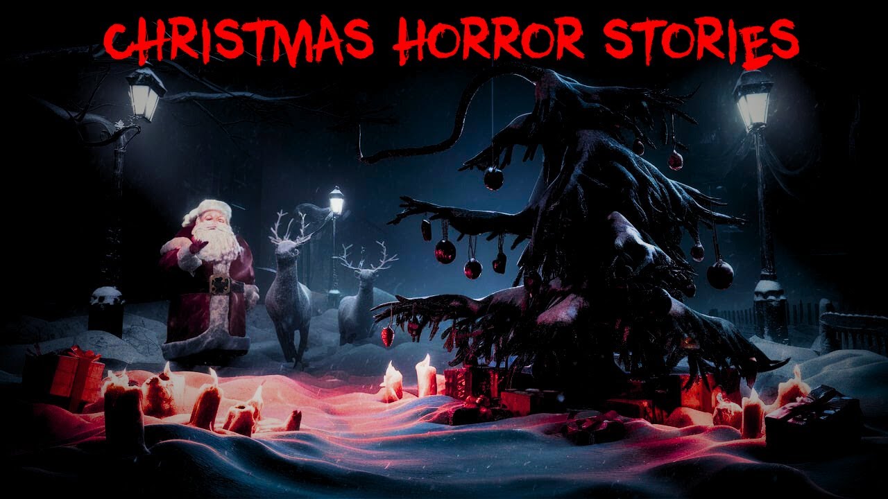 3 Creepiest TRUE Christmas Horror Stories with Rain Sounds
