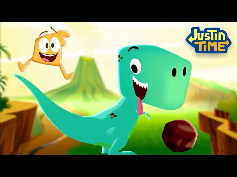 Dinosaurs Come Alive! 🦖 | Justin Time Episode Bundle | Animal Cartoons for Kids
