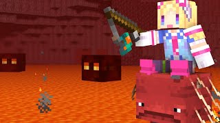 アキ・ローゼンタール - 【Minecraft】マイクラ1年生！ネザー要塞見つけたけど帰れないPart4【ホロライブ/アキロゼ】