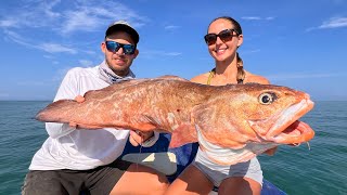 Crazy Looking EEL Fish Caught in 600 Feet of Water! Cleaned & Cooked 👏🏼