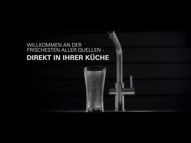 Video teaser for GROHE Blue Home – gefilteres, stilles oder sprudelndes Wasser direkt aus der Armatur