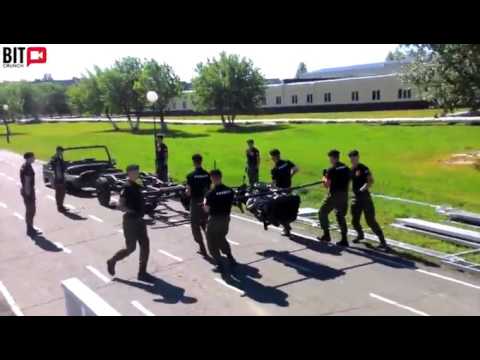 The Russian cadets that disassemble and reassemble a car in 4 minutes