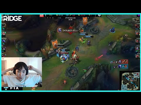 Doublelift Sneaky & Meteos React To EG Danny Insane Tristana Play (  100T vs EG )