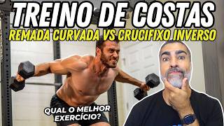 Treino de costas: descubra quais exercícios escolher! Comparação entre remada e crucifixo inverso
