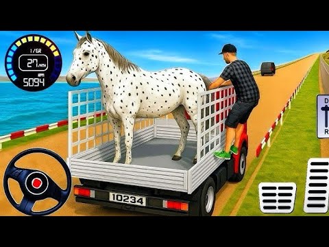 Farm Animal Transport Cargo Truck Driving 3D - Animal Cargo Truck 2025 - Andriod Gameplay