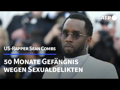 US-Rapper "Diddy" Combs zu über vier Jahren Gefängnis verurteilt | AFP