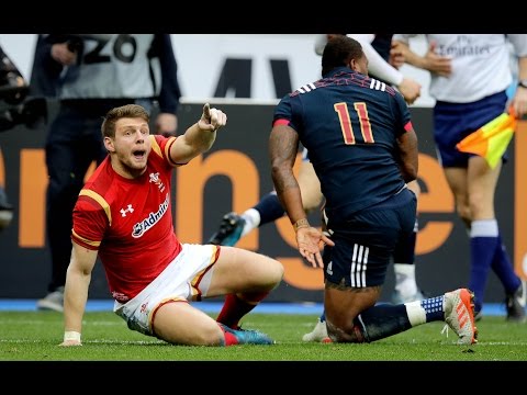 Vakatawa slap down results in Yellow card!  | RBS 6 Nations