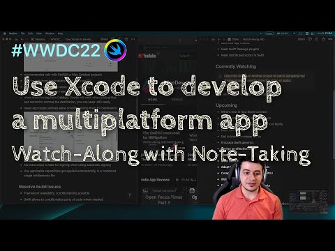 [iOS Dev] WWDC22 Session: Use Xcode to develop a multiplatform app – Watch-Along with Note-Taking thumbnail