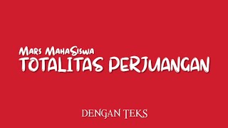 Download lagu Mars Mahasiswa Totalitas Perjuangan (dengan teks) mp3