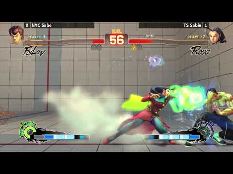 USF4 @ Last Man Standing - Sabo (Fei Long) vs TS Sabin (Rose)