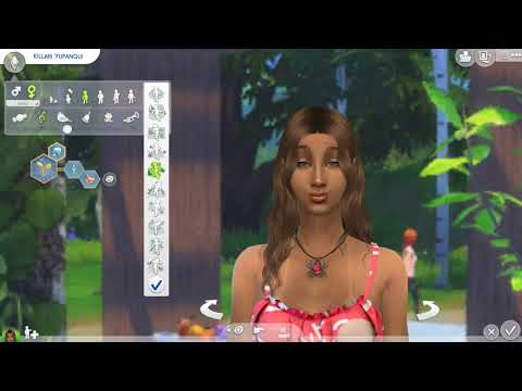 sims4 alpha cc download brown hair female Killari Yupanqui by Bonita100 Cas Video Preview