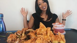 FRIED CHICKEN, CRAB RANGOON &amp; SWEET &amp; SOUR SAUCE!!!