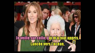 KARAOKÉ Céline Dion-  Celle Qui M&#39;a Tout Appris ( Avec Choeurs ) Création JP