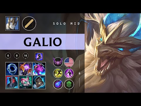 Galio Mid vs Pantheon - NA Master Patch 26.01