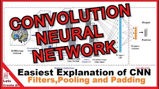 Convolution Neural Network || CNN Easiest Explanation | What is Filters,Pooling and Padding in CNN