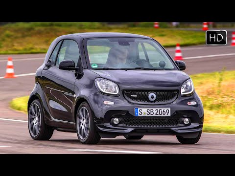 2017 Smart Brabus ForTwo Xclusive Black Design & Racetrack Test Drive HD VIDEO