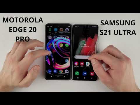 Motorola Edge 20 Pro vs Samsung S21 Ultra 5G SPEED TEST