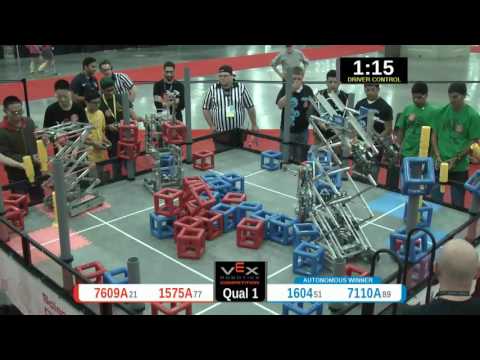 2015 VRC Sci Q1 - 7609A 1575A vs 1604 7110A - 29 to 73 - VEX Worlds 2015 - Science Division