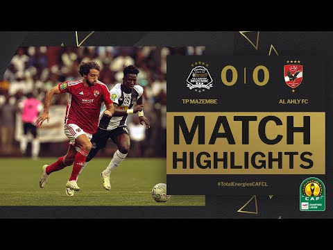 #TotalEnergiesCAFCL | HIGHLIGHTS | TP Mazembe 🆚 Al Ahly FC | Semi-Finals 1st Leg | 2023/24