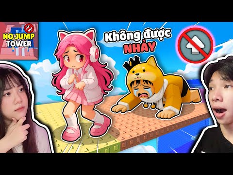 Challenge To Climb The Tower But Can't Jump With Your Lover 🤔 Crazy And Kemy No Jumping Tower Rob...