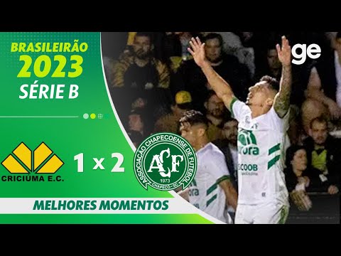 Gols e lances de Criciúma x Chapecoense