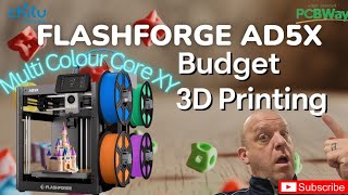 "4-Color 3D Printing for Under $400? Meet the Flashforge AD5X!"