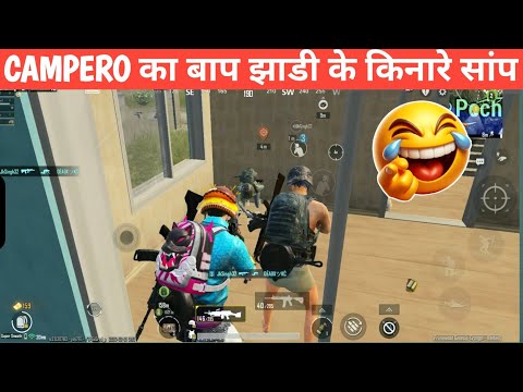 TEAMMATE AND I STUN-CAMPER KA BAAP 😂BGMI COMEDY video online gameplay MOMENTS CARTOON FREAK #bgmi
