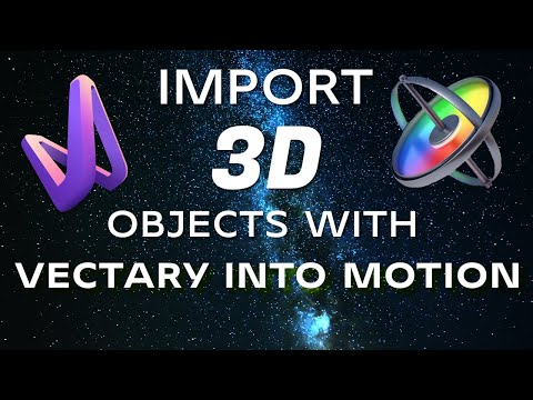 How to import OBJ Files into Motion using Vectary