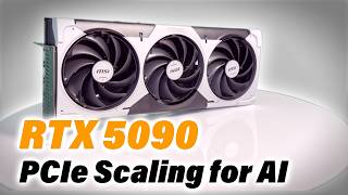 Download the video "NVIDIA RTX 5090 PCIe Scaling Benchmarks for Local LLM and AI: 20 Local LLMs + 124 PyTorch Tests"