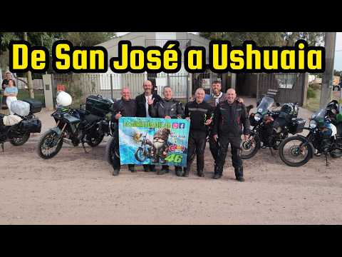 6 amigos de San Jose a Ushuaia en moto.