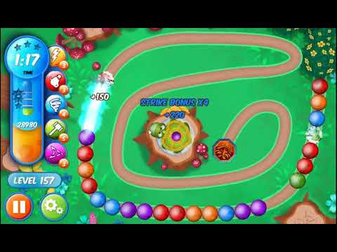 Marble Woka Woka Level 157 - NO BOOSTERS 🐢 | SKILLGAMING ✔️