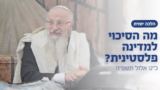 מה הסיכוי למדינה פלסטינית ? | הרב שמואל אליהו | הלכה יומית | כ״ט אלול תשפ״ה (הרב שמואל אליהו) - התמונה מוצגת ישירות מתוך אתר האינטרנט יוטיוב. זכויות היוצרים בתמונה שייכות ליוצרה. קישור קרדיט למקור התוכן נמצא בתוך דף הסרטון