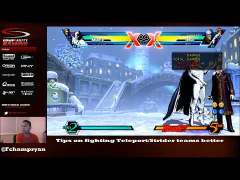 UMvC3 Tutorial - Filipino Champ - How To Fight Teleport/Strider Teams