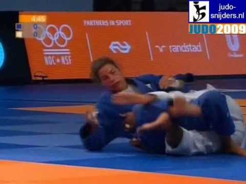Judo 2009 Rotterdam: Erica Barbieri (ITA) - Yuri Alvear (COL) [-70kg].